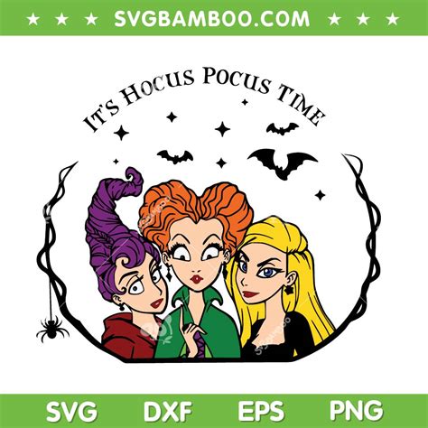 Hocus Pocus Time SVG PNG