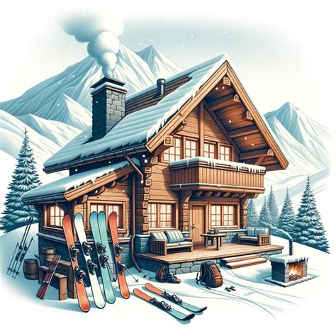 Premium Photo Explore Cozy Mountain Retreats Chalets Lodges And