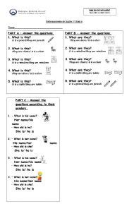 Are They His Her ESL Worksheet By Karen Yam