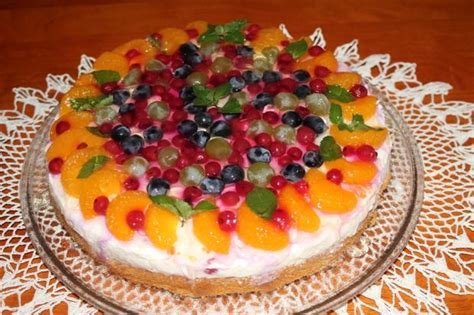 Tvarohovo Ovocná Torta So želé Torty Recept Naničmamask