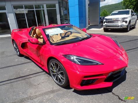 Torch Red 2023 Chevrolet Corvette Stingray Convertible Exterior Photo