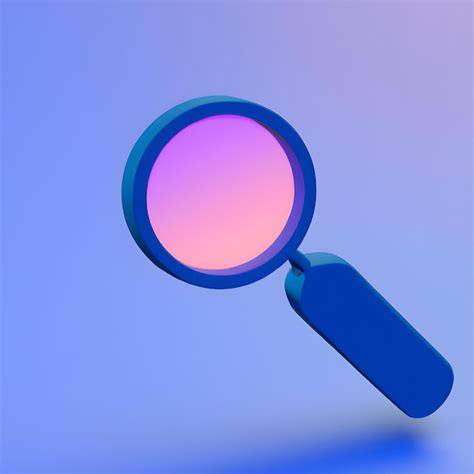 Premium Photo 3d Render Of A Magnifying Glassaigenerated