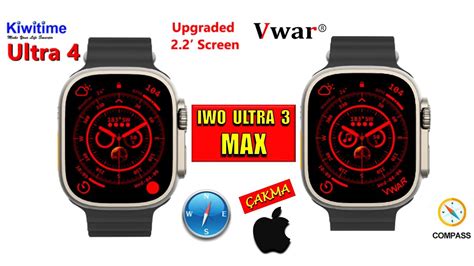 Iwo Ultra Max Kiwitime Ultra Replika Apple Watch Ultra Youtube