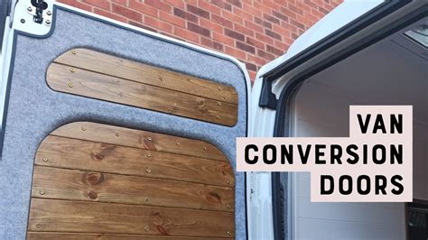 Stunning Campervan Doors Made Easy Youtube