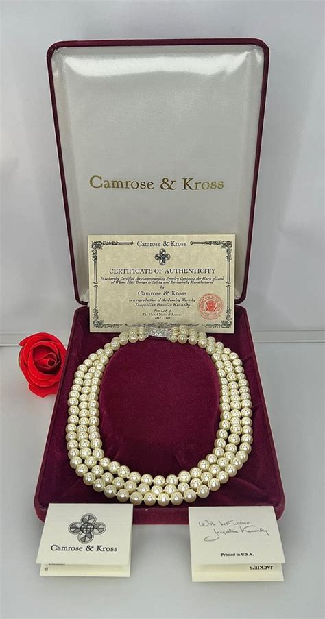 Camrose Kross Jacqueline B Kennedy As New Stunning Three Strand