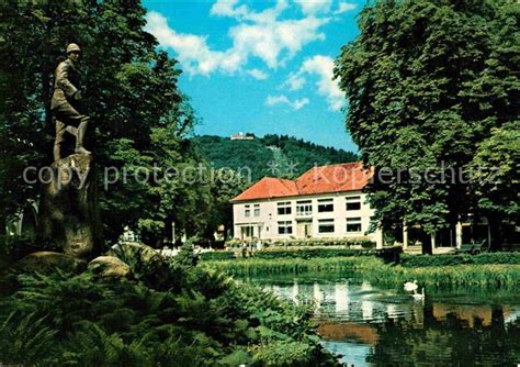 Ak Ansichtskarte Bad Lauterberg Kurpark Mit Kurhaus Und Hausberg Kat