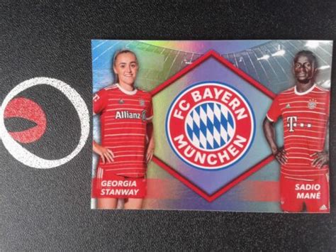 Topps Fc Bayern M Nchen Team Set Georgia Stanway Sadio Mane