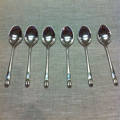 Set Of Sterling Silver Coffee Spoons Hallmarked Haute Juice