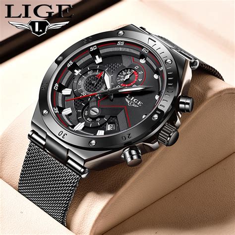 Lige Reloj Anal Gico De Acero Inoxidable Para Hombre Accesorio De