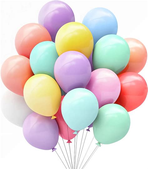 130pcs Pastel Balloons Assorted Colors 12 Inch Pastel