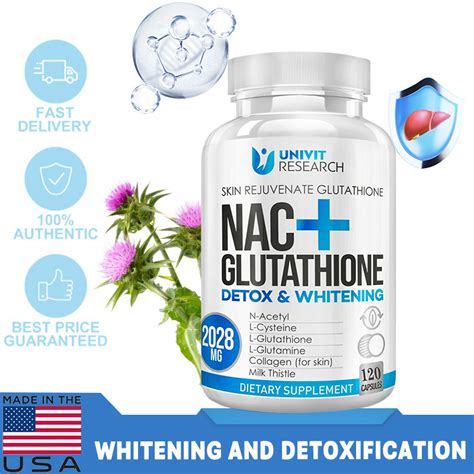 Nac Skin Whitening Glutathione Supplement Whitening Anti Aging Acne