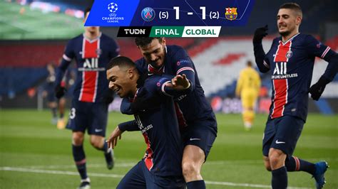 PSG 1 1 Barcelona Champions League Resultados Goles Y Resumen TUDN