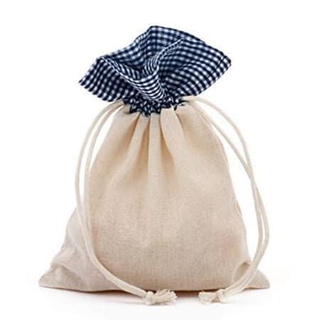 Custom Cotton Drawstring Pouches Packingable