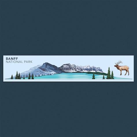 Banff National Park Infinity Sticker Etsy