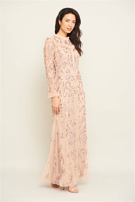 Ares Embellished Maxi Dress Frock And Frill