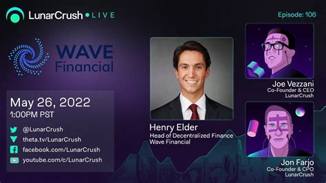 Lunarcrush Live With Wave Financial Youtube