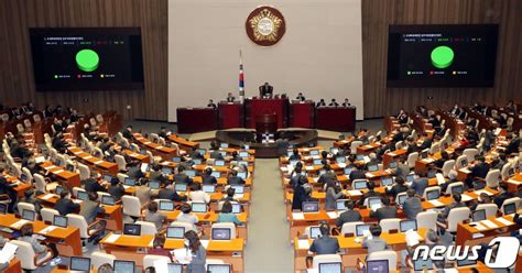 대면 선거운동 자제코로나 확산방지 결의안 본회의 통과