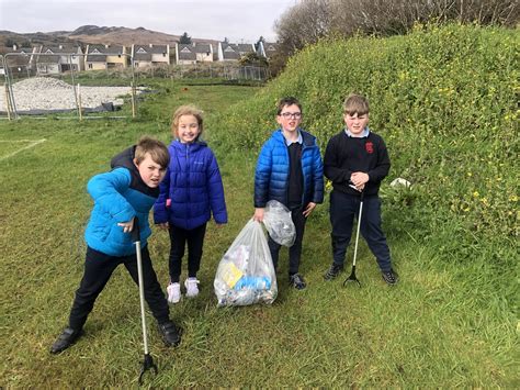 Tidy Towns Visit Scoil Mhuire Clifden