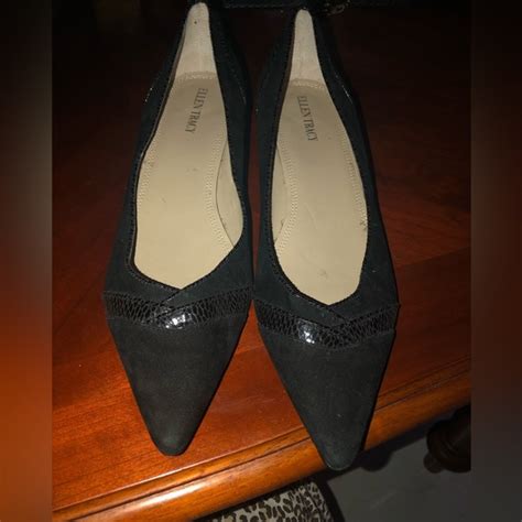 Ellen Tracy Shoes Prwnd Ellen Tracy Kelli Suede Pumps Size Black