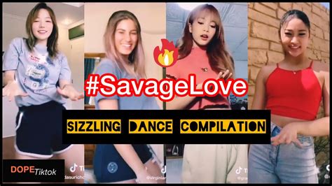 Sexy Pretty Ladies Tiktok Savage Love Dance Dope Tiktok Youtube