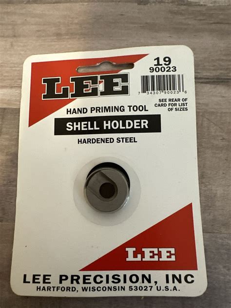 Lee Auto Prime Hand Priming Tool Shell Holder 19 Hardened Steel 90023