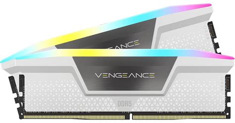 CORSAIR VENGEANCE RGB 32GB 2x16GB DDR5 RAM 6400MT S CL32 Memory Kit