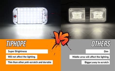 Tiphope Pcs Rv Led Interior Ceiling Lights V Leds Super