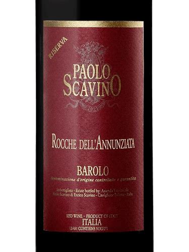 2000 Paolo Scavino Rocche Dell Annunziata Barolo Riserva Vivino