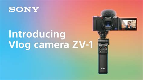 Introducing Vlog Camera Zv 1 Sony Youtube