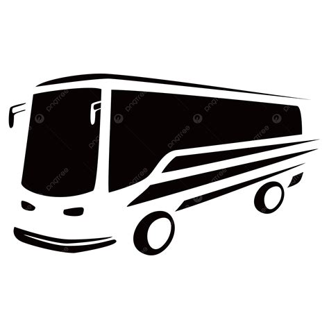 Desenho De Silhueta De ônibus Vetor PNG ônibus Silhueta Transporte