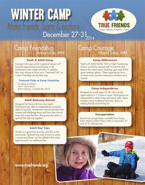 True Friends Winter Camp by True Friends Can - Issuu