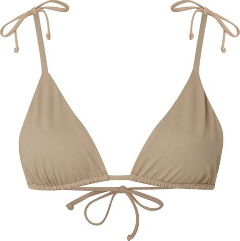 AJLA THE LABEL Women S Neutrals Bella Triangle Bikini Top In Mosaico ShopStyle Two Piece Swimsuits