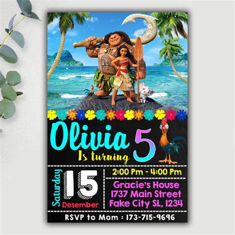 Moana Birthday, 5th Birthday, Bday, Birthday Ideas, Moana Party ...