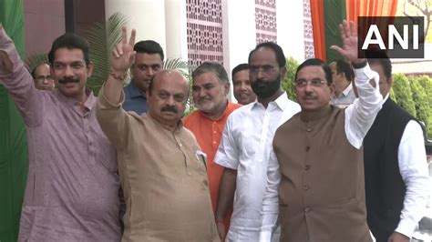 Delhi BJP Leaders Including Karnataka CM Basavaraj Bommai Union