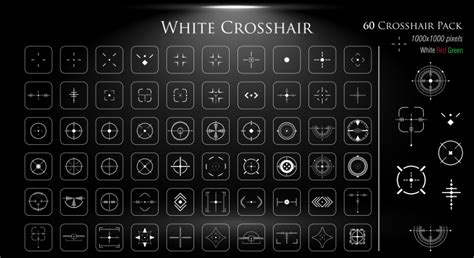 2d Crosshairs Icon Pack In 2d Assets Ue Marketplace