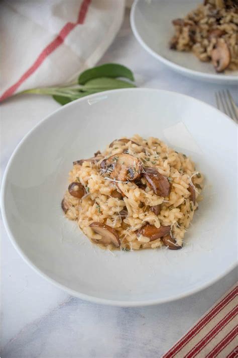 Brown Butter Mushroom Sage Risotto Culinary Ginger