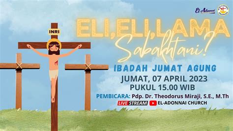 Ibadah Raya GBI EL Adonnai 01 04 2023 YouTube