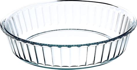 Simax Glass Pie Pan For Baking Deep Round Pie Plate Dish Great For