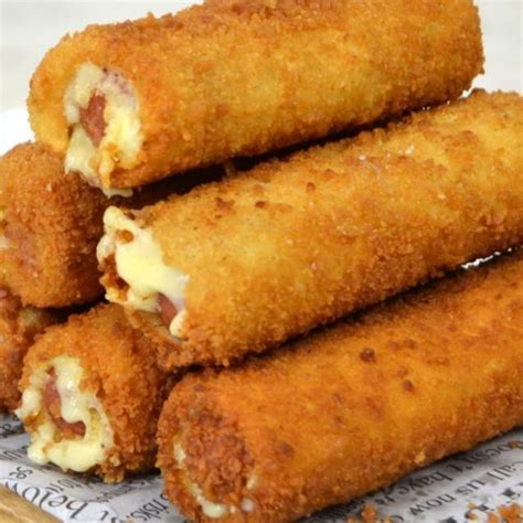 Rollitos De Queso Con Salchichas El Entrante Perfecto Para Sorprender