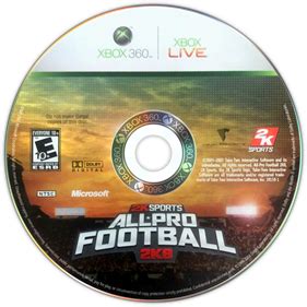 All-Pro Football 2K8 Images - LaunchBox Games Database