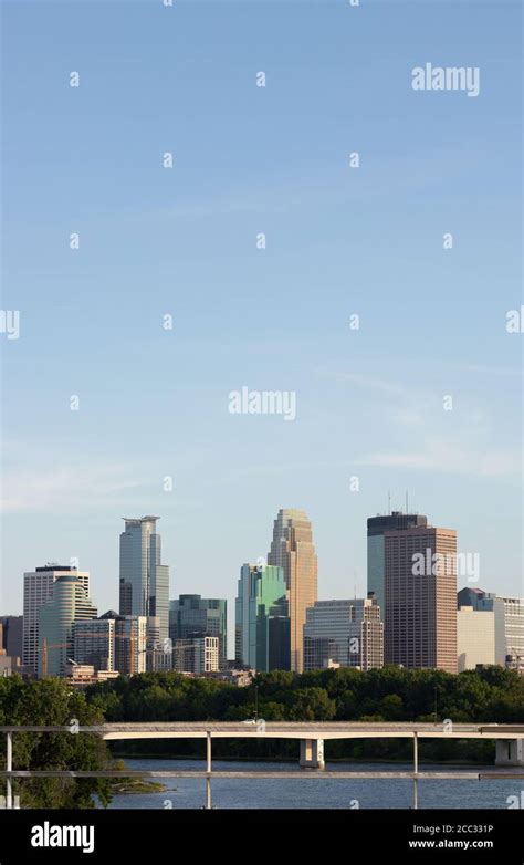 Minneapolis Minnesota Downtown Skyline Stock Photo - Alamy