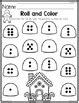 Gingerbread Roll And Count Numbers By Pocketful Of Centers Tpt