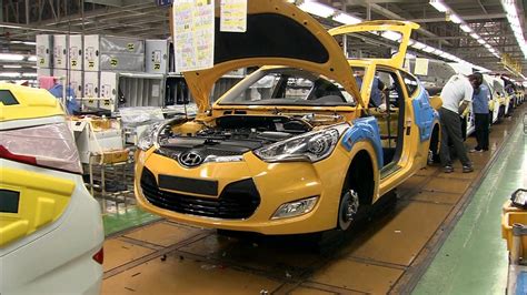 Hyundai Veloster Production At The Ulsan Plant South Korea YouTube