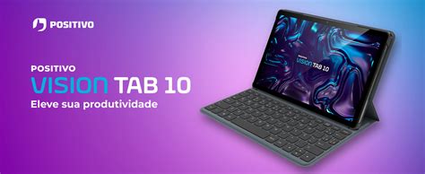 Tablet Positivo Vision TAB 10 Capa Teclado 4GB RAM 128GB