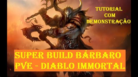 Super Build B Rbaro Pve Best Build Diablo Immortal Youtube