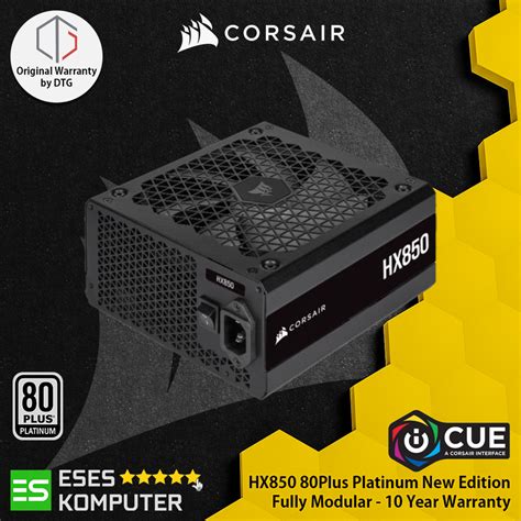 Jual PSU Corsair HX850 850W 80 Plus Platinum Ultra Low Noise Fully