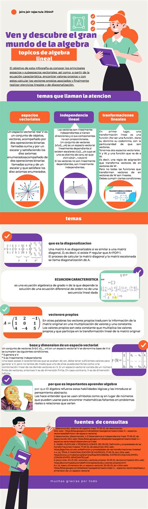 Infografia Asdasdsa Ven Y Descubre El Gran Mundo De La Algebra