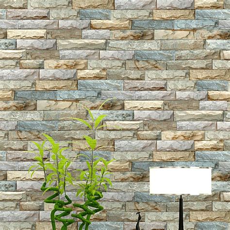 Buy Matiko Brick Wallpaper Peel And Stick Self Adhesive Vintage Faux