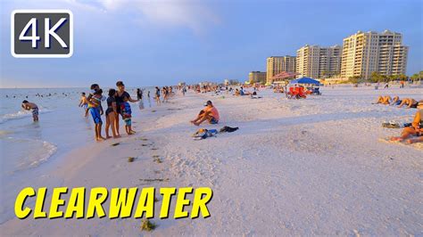 [4k] Walking Clearwater Beach Florida September 2022 4k Travel Video Youtube