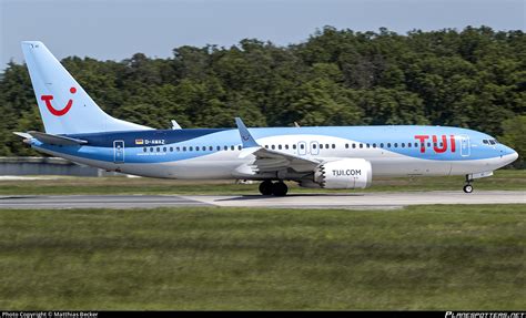 D Amaz Tuifly Boeing 737 8 Max Photo By Matthias Becker Id 1461910